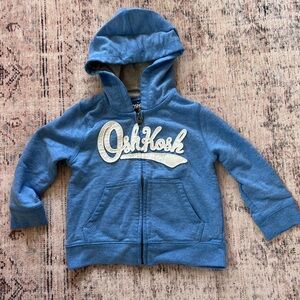 OshKosh B'gosh Blue Kids Hoodie 2t